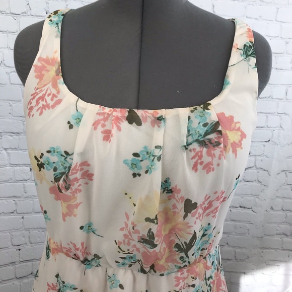 Lily Rose Pastel Floral High Low Dress - Picture 4 of 4